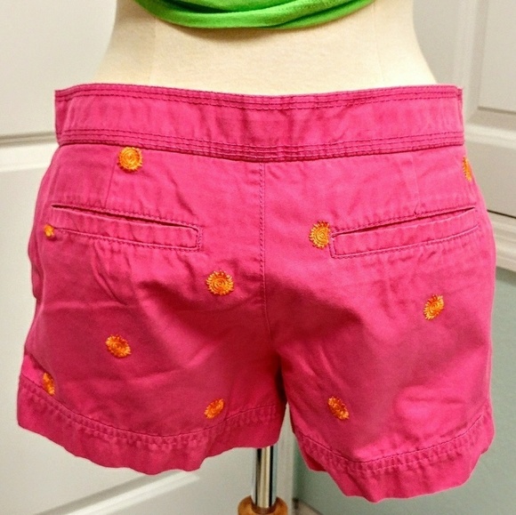 Lilly Pulitzer Embroidered Sun Shorts 0 - Picture 6 of 7